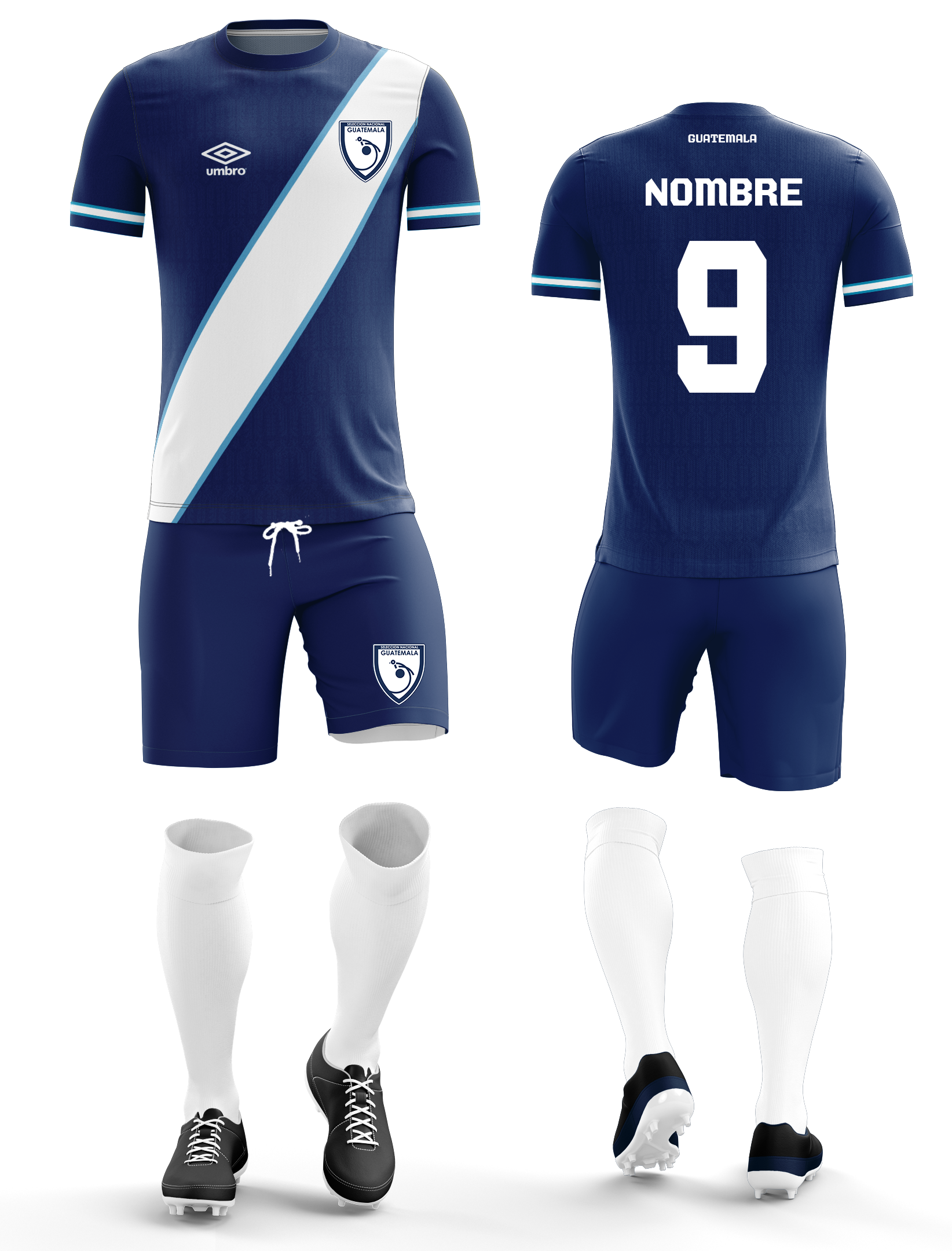 Uniforme de Futbol Selección de Guatemala 25/26 azul