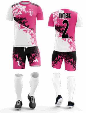 Equipo de Futbol Juventos color Rosa