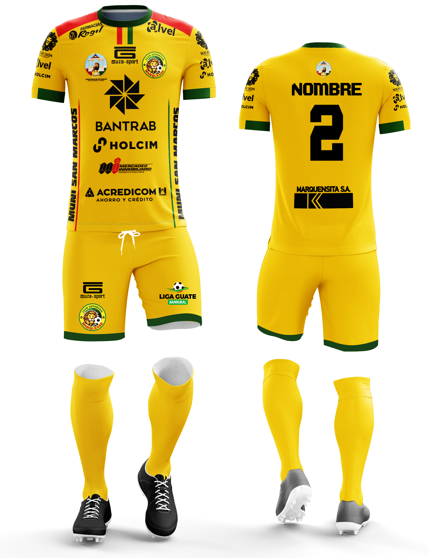 Uniforme de Futbol Marquense 2024-2025